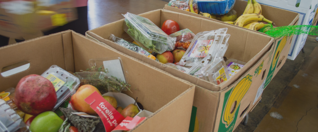 Fresh food boxes distributed by the Augusta Resource Center